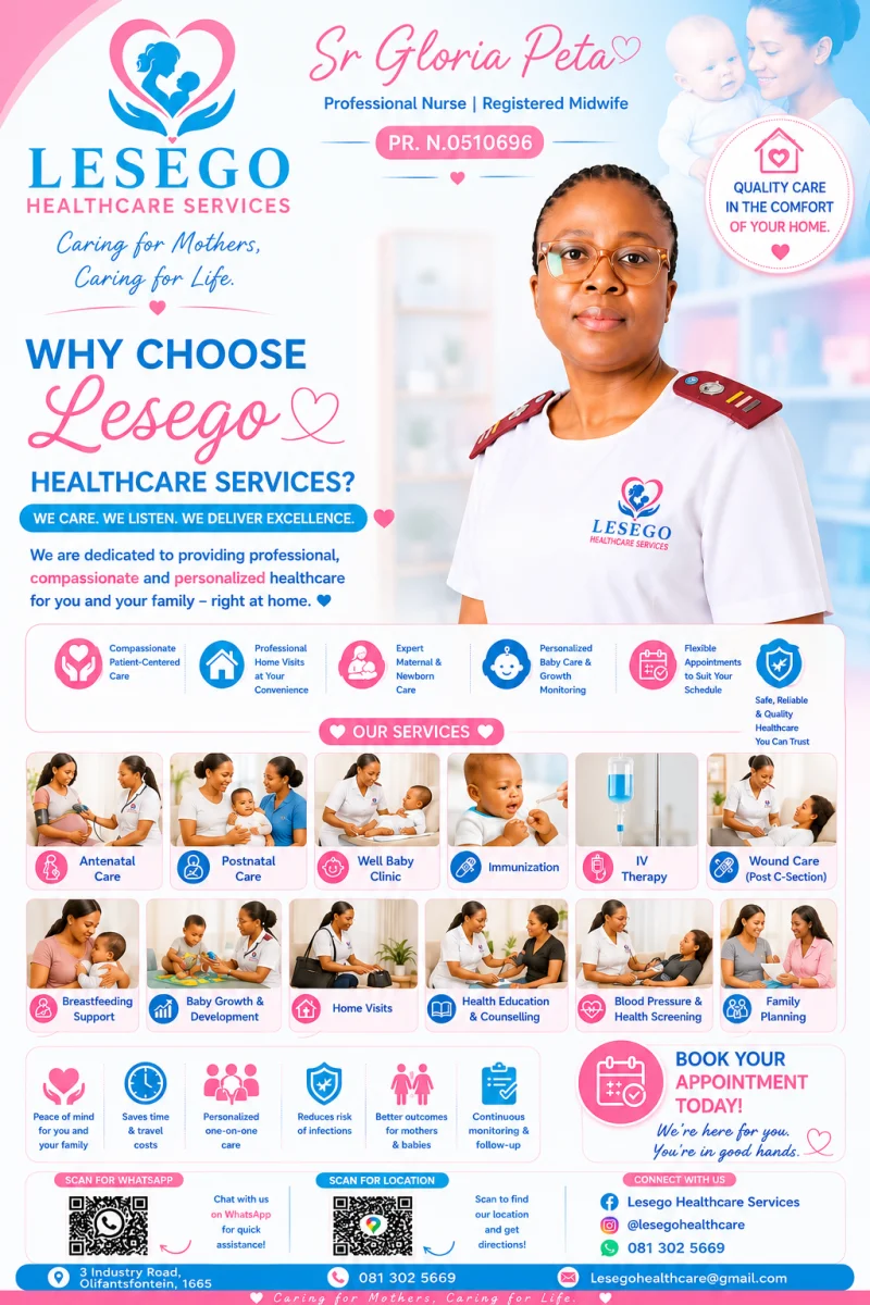 Lesego Healthcare Services in action